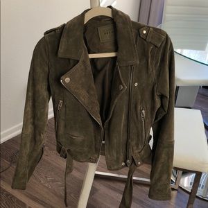 Blank NYC suede moto jacket